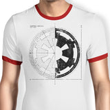 Empire Blueprint (Alt) - Ringer T-Shirt