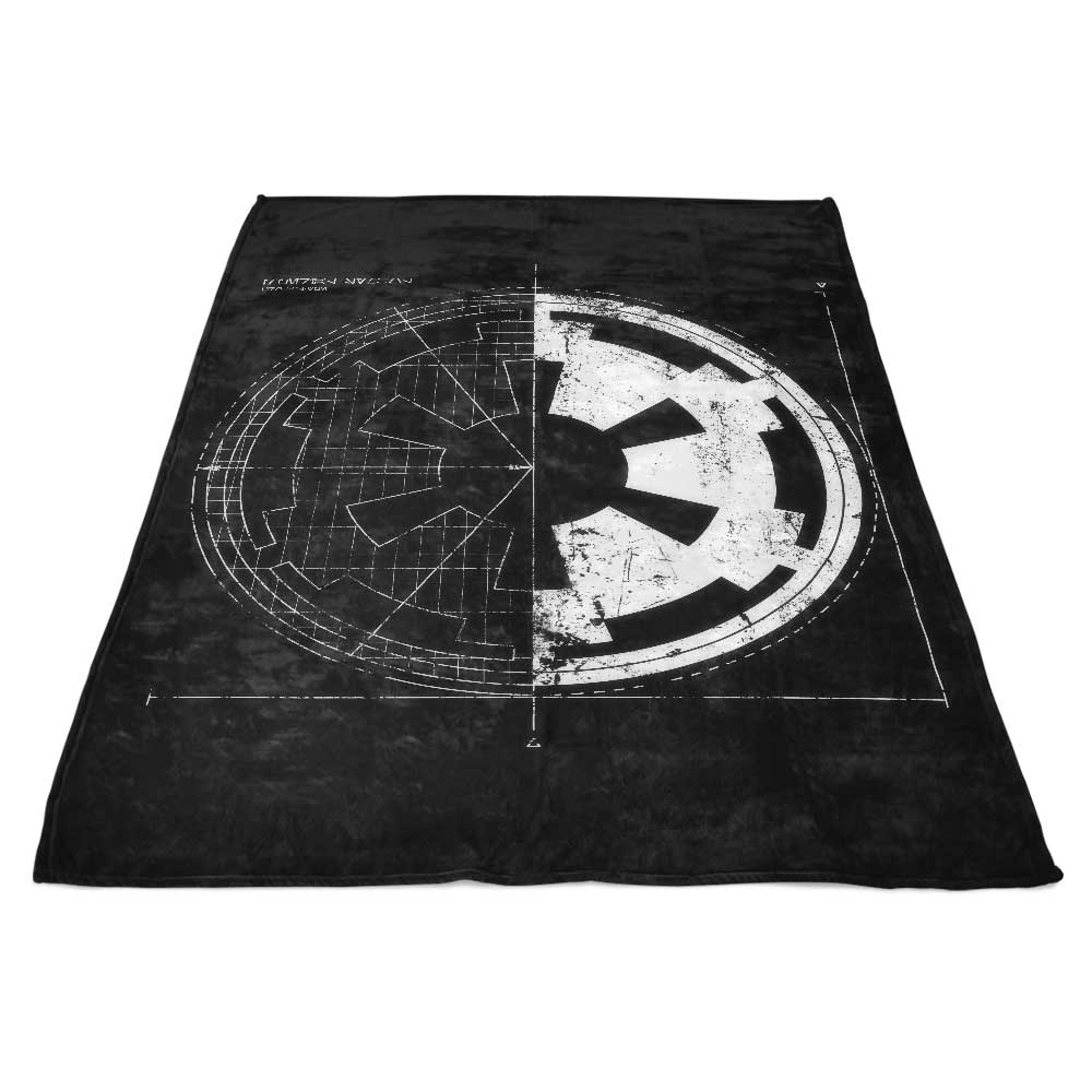 Empire Blueprint - Fleece Blanket
