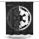Empire Blueprint - Shower Curtain