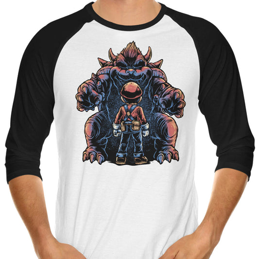 Encounter in the Castle - 3/4 Sleeve Raglan T-Shirt