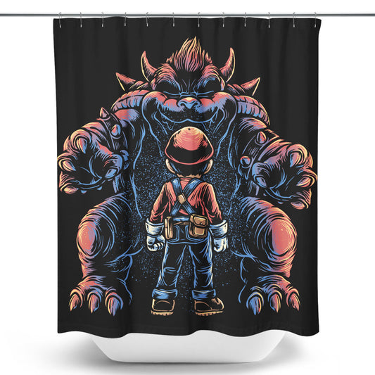 Encounter in the Castle - Shower Curtain