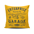 Enterprise Garage - Throw Pillow