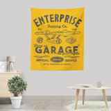 Enterprise Garage - Wall Tapestry