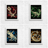 Entire Jurassic Series I Collection - Poster Collection