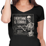 Everything is Terrible - Women's V-Neck