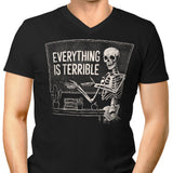 Everything is Terrible - Men's V-Neck