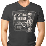 Everything is Terrible - Men's V-Neck