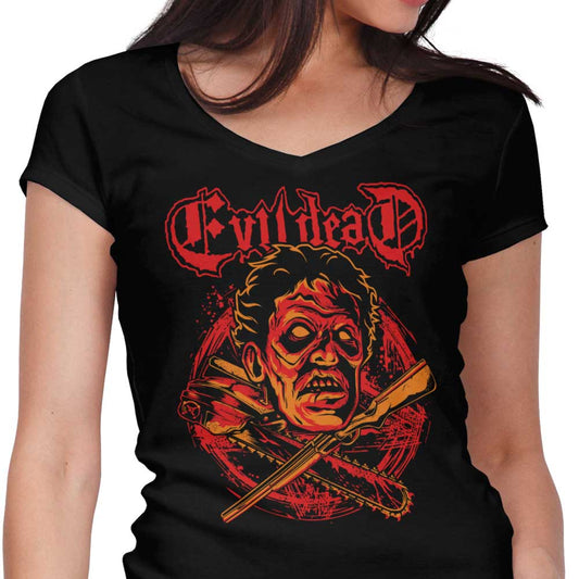 Evil Album - Women's V-Neck