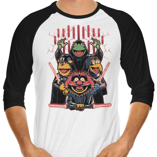 Evil Dark Puppets - 3/4 Sleeve Raglan T-Shirt