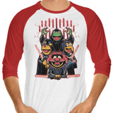 Evil Dark Puppets - 3/4 Sleeve Raglan T-Shirt