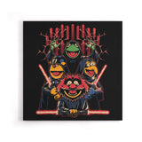 Evil Dark Puppets - Canvas Print