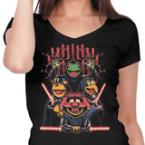 Evil Dark Puppets - Women's V-Neck