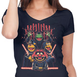 Evil Dark Puppets - Women's V-Neck