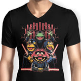 Evil Dark Puppets - Men's V-Neck
