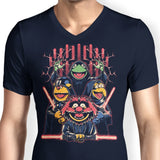 Evil Dark Puppets - Men's V-Neck
