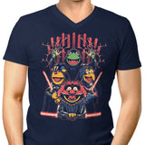 Evil Dark Puppets - Men's V-Neck