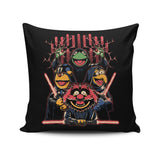 Evil Dark Puppets - Throw Pillow