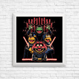 Evil Dark Puppets - Posters & Prints