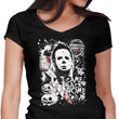 Evil in Haddonfield - Women's V-Neck