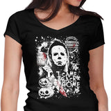 Evil in Haddonfield - Women's V-Neck
