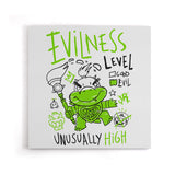 Evilness Level - Canvas Print