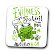 Evilness Level - Coasters