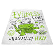 Evilness Level - Fleece Blanket