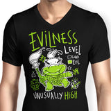 Evilness Level - Men's V-Neck