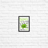Evilness Level - Posters & Prints