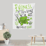 Evilness Level - Wall Tapestry