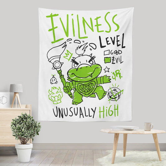 Evilness Level - Wall Tapestry