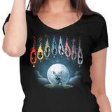Evolutionary Comets - Women's V-Neck