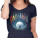 Evolutionary Comets - Women's V-Neck