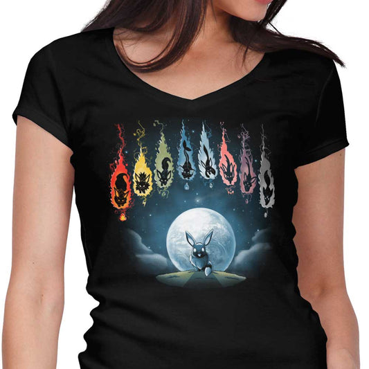 Evolutionary Comets - Women's V-Neck