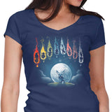 Evolutionary Comets - Women's V-Neck