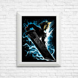 Ex-Soldier and Buster Sword - Posters & Prints