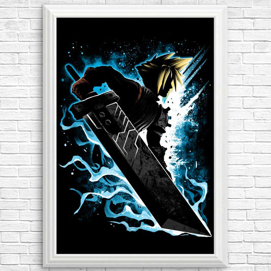 Ex-Soldier and Buster Sword - Posters & Prints