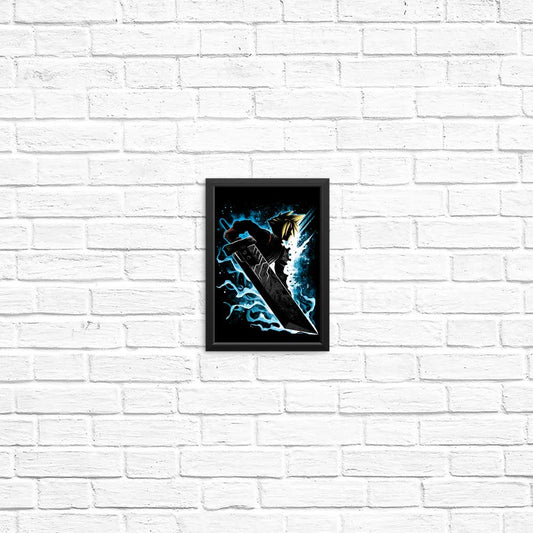 Ex-Soldier and Buster Sword - Posters & Prints