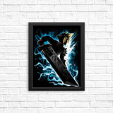 Ex-Soldier and Buster Sword - Posters & Prints