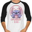 Experiment 666 - 3/4 Sleeve Raglan T-Shirt