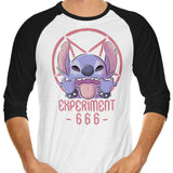 Experiment 666 - 3/4 Sleeve Raglan T-Shirt