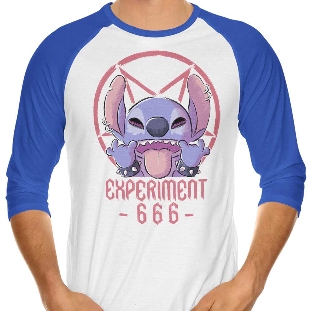 Experiment 666 - 3/4 Sleeve Raglan T-Shirt