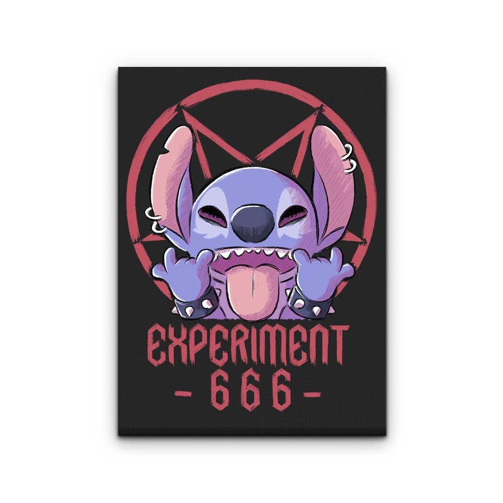 Experiment 666 - Canvas Print