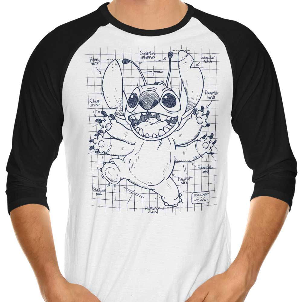 Experimental Plans - 3/4 Sleeve Raglan T-Shirt
