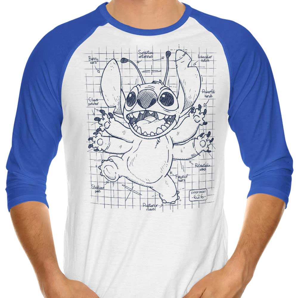 Experimental Plans - 3/4 Sleeve Raglan T-Shirt