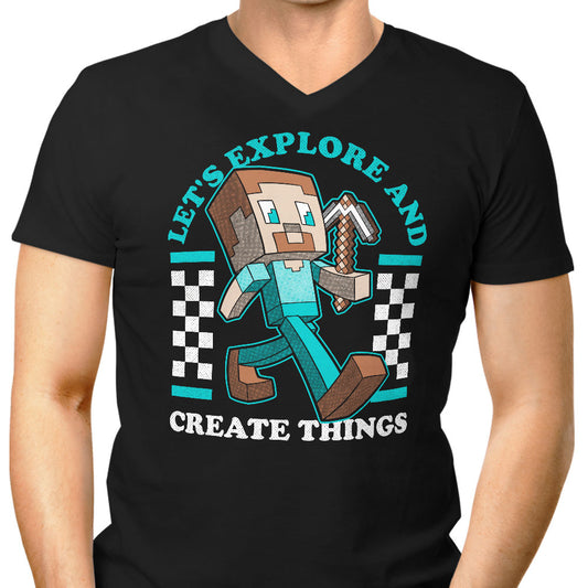 Explore and Create - Men's V-Neck