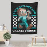 Explore and Create - Wall Tapestry