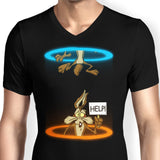 Falling Coyote - Men's V-Neck