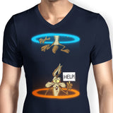 Falling Coyote - Men's V-Neck