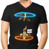 Falling Coyote - Men's V-Neck